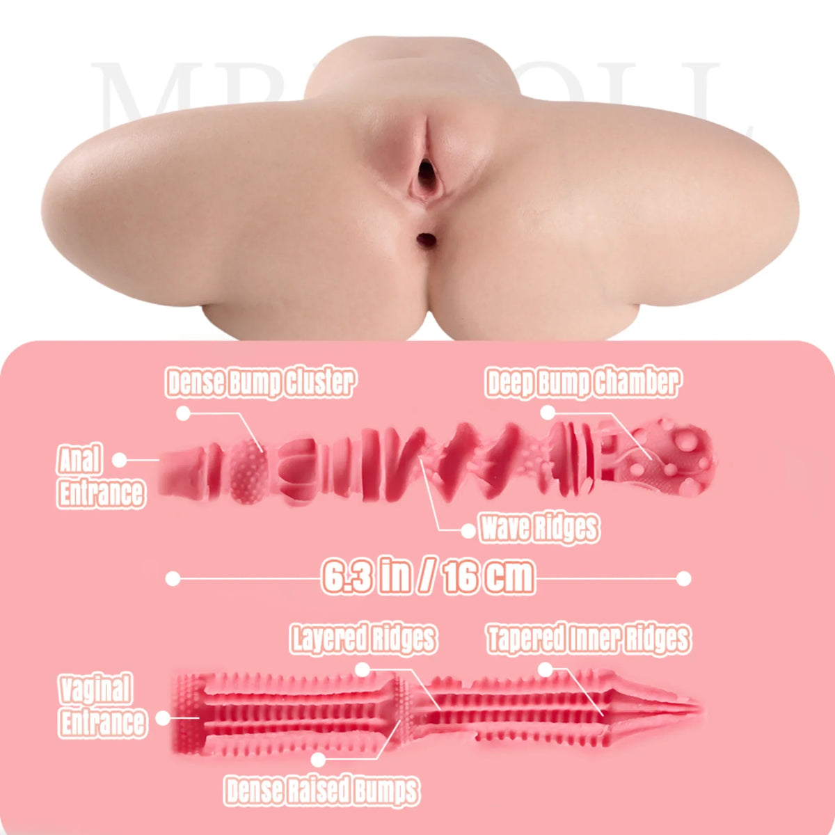 MRLDOLL Wallis — силиконовый торс нижней части тела — фото 13