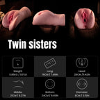 MRLDOLL Twin Sisters — набор из двух силиконовых мастурбаторов — фото 11