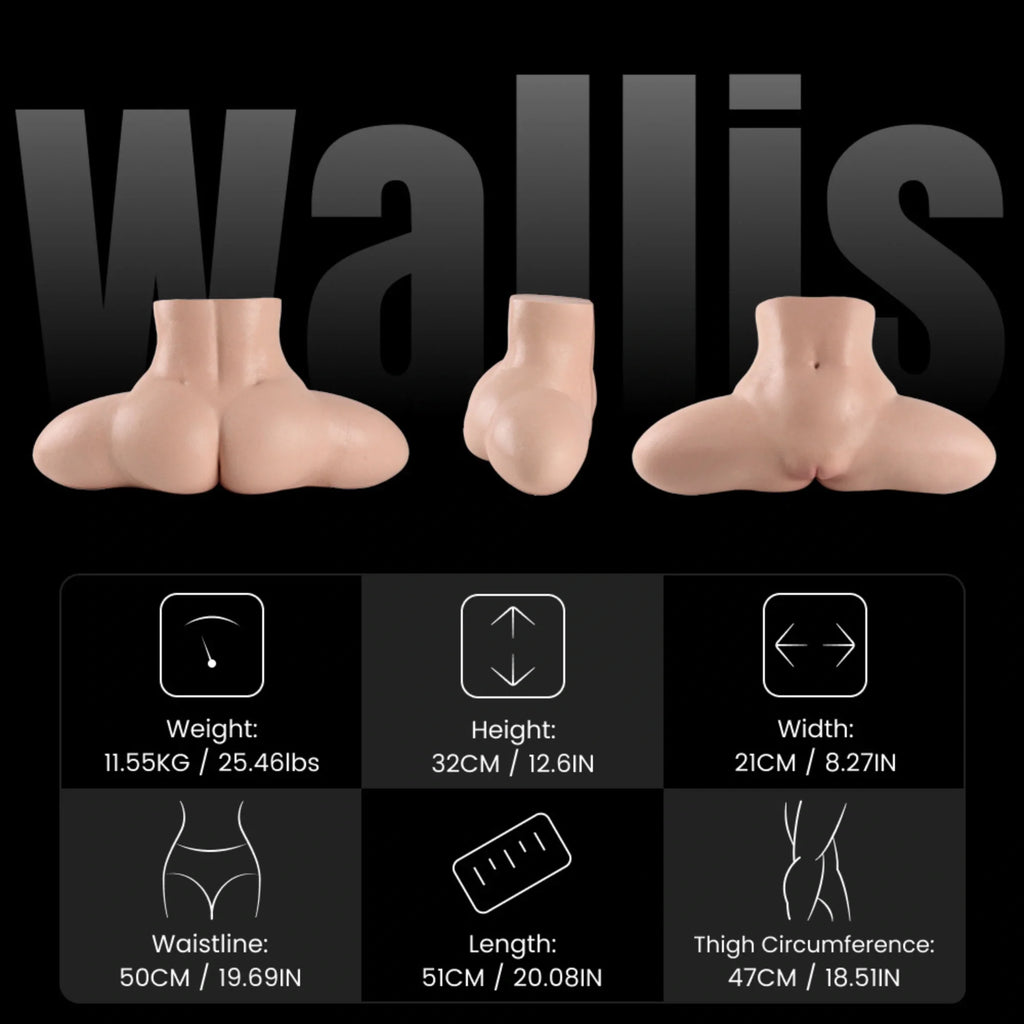 MRLDOLL Wallis — силиконовый торс нижней части тела — фото 12