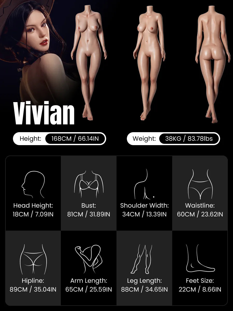MRLDOLL Vivian — силиконовая кукла 168 см — фото 20