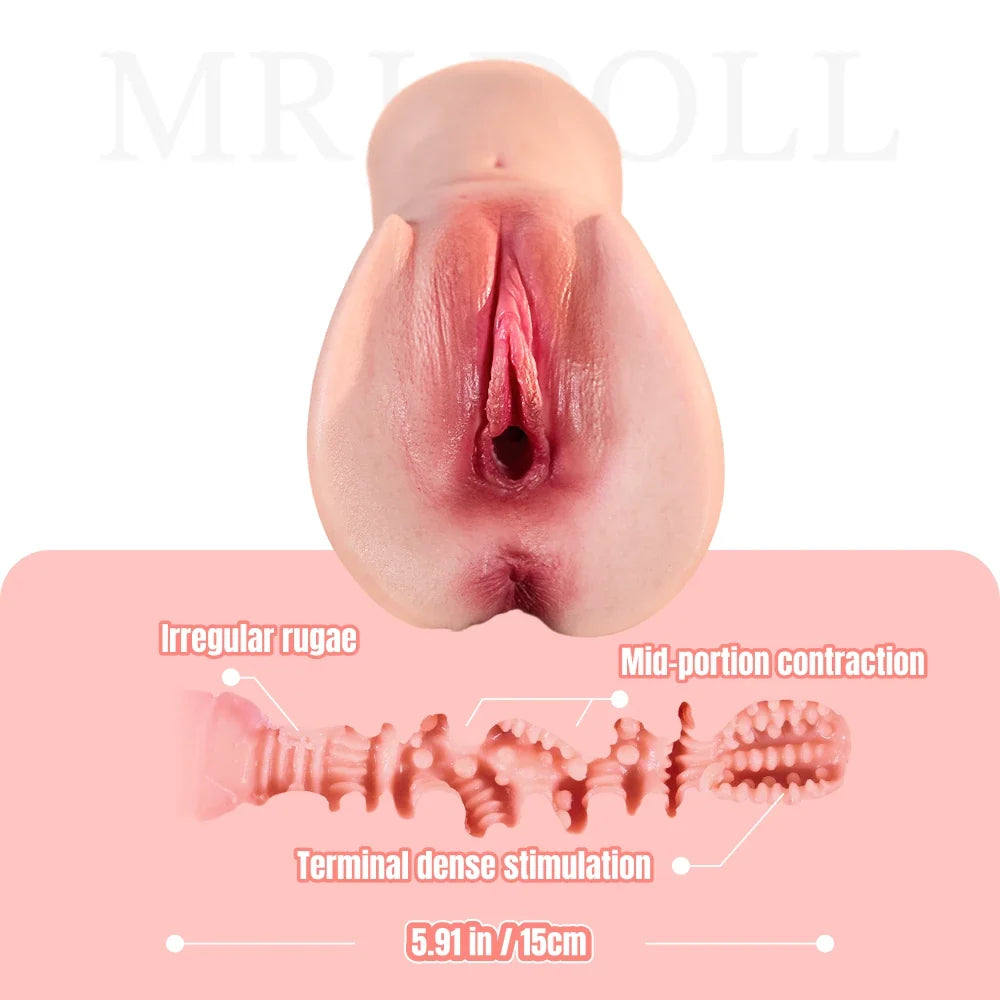 MRLDOLL Twin Sisters — набор из двух силиконовых мастурбаторов — фото 10