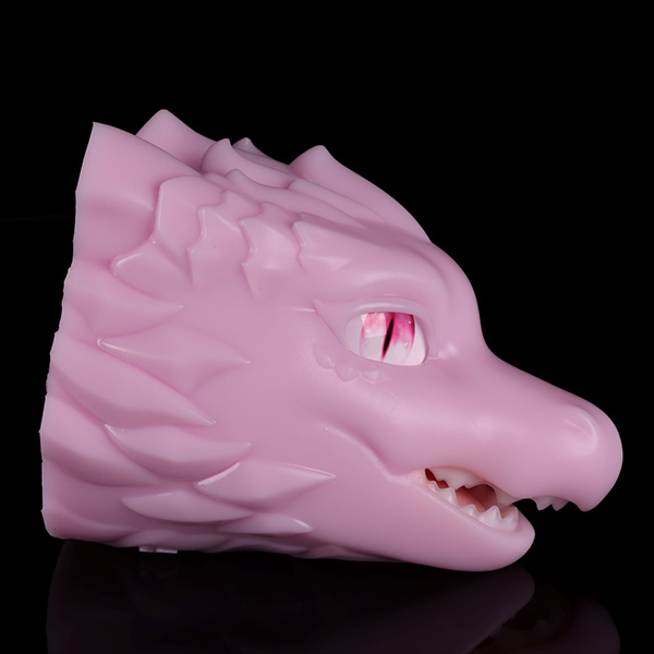 Pink Phosphorosaurus Head — мастурбатор в форме розовой головы дракона — фото 5