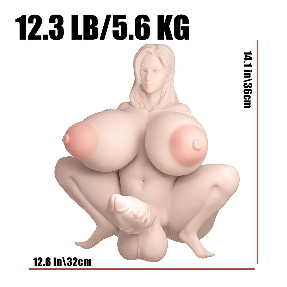 1.0 Big Futa — силиконовая кукла для взрослых в стиле аниме — фото 7