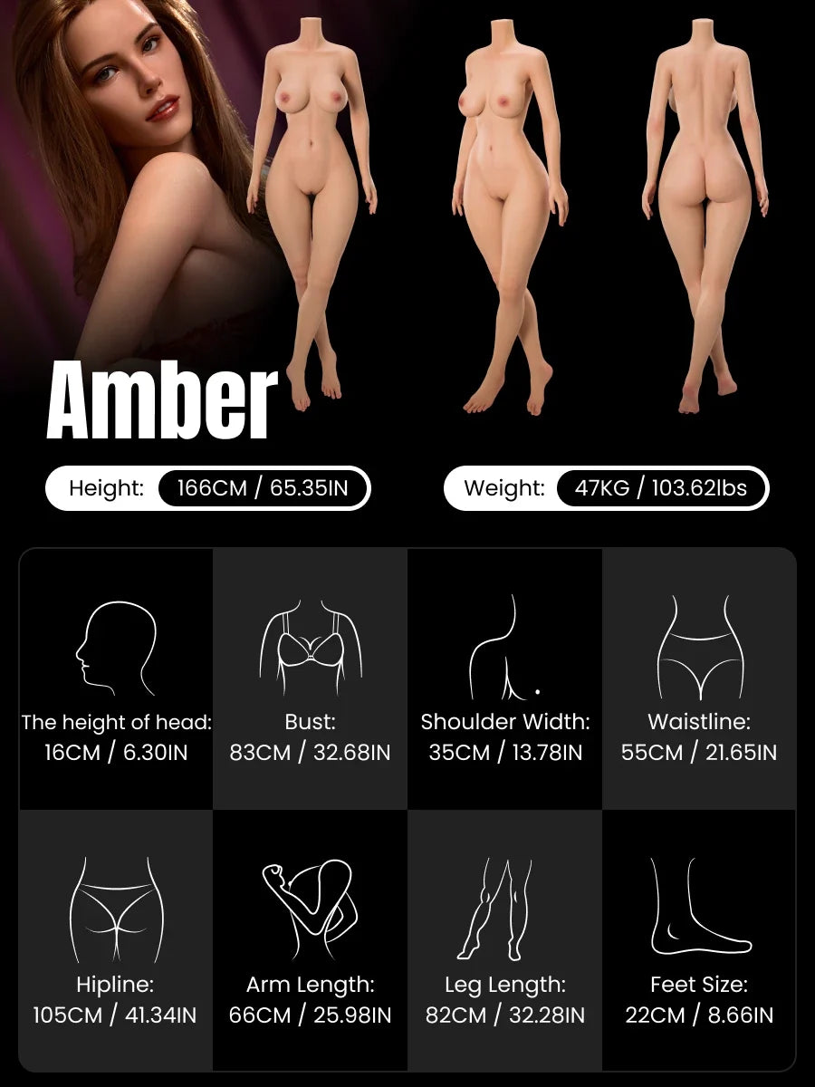 MRLDOLL Amber — силиконовая кукла 166 см — фото 6