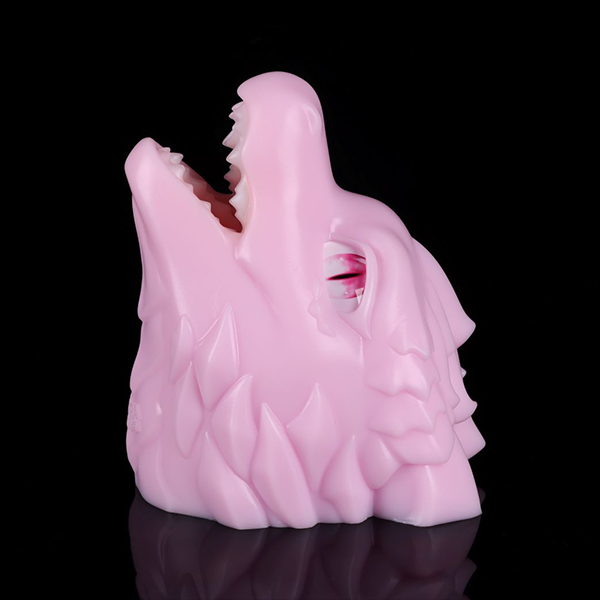 Pink Phosphorosaurus Head — мастурбатор в форме розовой головы дракона — фото 2