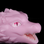 Pink Phosphorosaurus Head — мастурбатор в форме розовой головы дракона — фото 4
