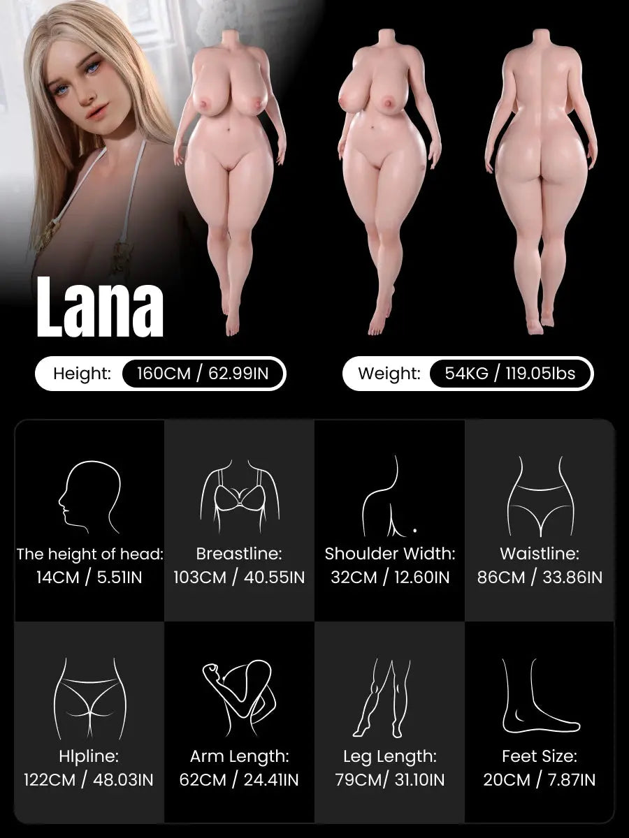 MRLDOLL Lana — силиконовая кукла 160 см — фото 11