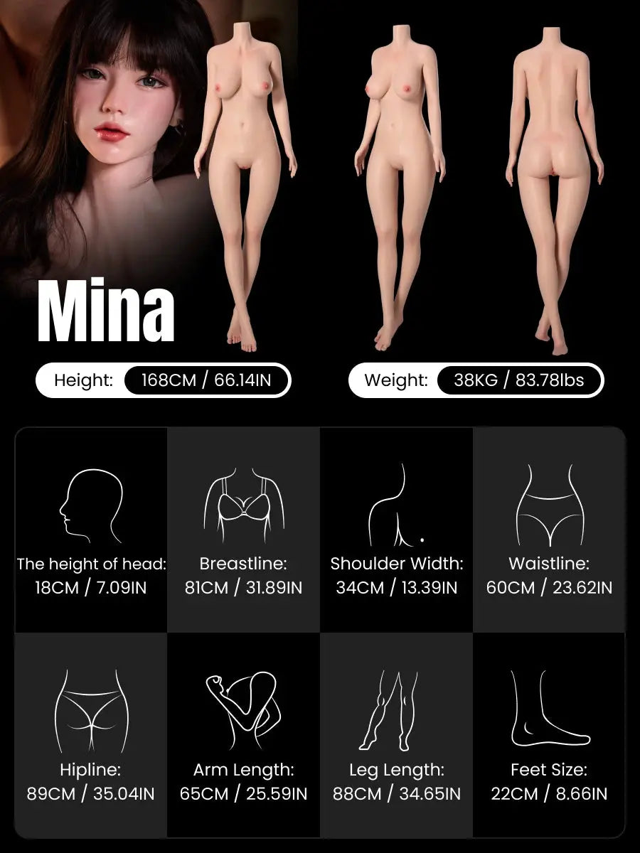 MRLDOLL Mina — силиконовая кукла 168 см — фото 15